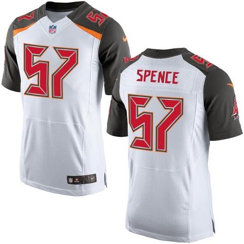 Nike Buccaneers #57 Noah Spence White Men's Stitched NFL New Elite Jersey
